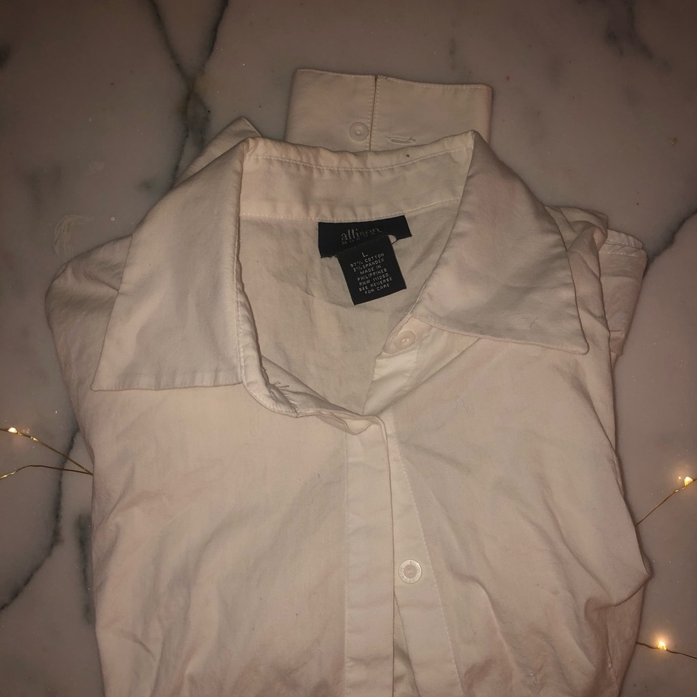 Allison Morgan Classic White Button Down